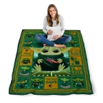 custom uab blazers yody baby pattern green quilt blanket best selling
