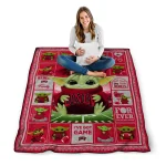 custom unlv rebels yody baby pattern red quilt blanket best selling