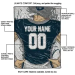 custom utah state aggies player sketch navy gray quilt blanket best selling