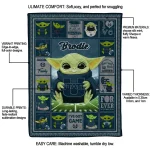 custom utah state aggies yody baby pattern navy quilt blanket best selling