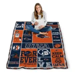 custom utsa roadrunners helmet passion orange quilt blanket best selling