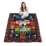 custom utsa roadrunners snoopy coach orange quilt blanket best selling