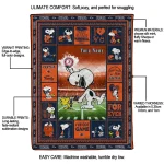 custom utsa roadrunners snoopy coach orange quilt blanket best selling