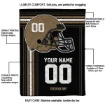 custom vanderbilt commodores helmet theme black quilt blanket best selling