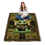 custom wake forest demon deacons yody baby pattern gold quilt blanket best selling