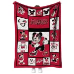 custom western kentucky hilltoppers mickey crimson red white quilt blanket best selling