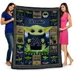 Customized Akron Zips Yody Baby Pattern Blue Quilt Blanket 1 customized akron zips yody baby pattern blue quilt blanket best selling