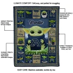 customized akron zips yody baby pattern blue quilt blanket best selling