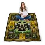 customized appalachian state mountaineers yody baby pattern black quilt blanket best selling