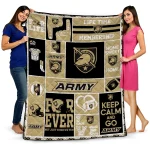 customized army black knights helmet passion gold quilt blanket best selling