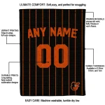 customized baltimore orioles pin dot quilt blanket best selling
