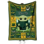 customized baylor bears yody baby pattern green quilt blanket best selling