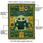 customized baylor bears yody baby pattern green quilt blanket best selling