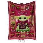 customized boston college eagles yody baby pattern maroon quilt blanket best selling