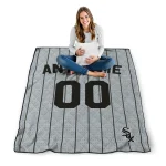 customized chicago white sox pin dot quilt blanket best selling