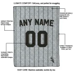 customized chicago white sox pin dot quilt blanket best selling
