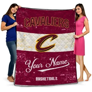 customized cleveland cavaliers helmet fan wine white quilt blanket best selling
