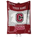 customized colgate raiders grunge patch maroon white quilt blanket best selling