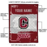 customized colgate raiders grunge patch maroon white quilt blanket best selling