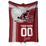 customized colgate raiders helmet theme maroon quilt blanket best selling