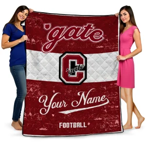 customized colgate raiders hibiscus burst maroon white quilt blanket best selling