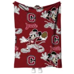 customized colgate raiders mickey football maroon quilt blanket best selling