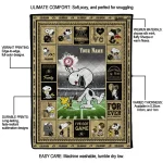 customized colorado buffaloes snoopy coach gold quilt blanket best selling