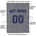 customized colorado rockies pin dot quilt blanket best selling