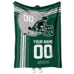 customized hawaii rainbow warriors helmet theme green quilt blanket best selling