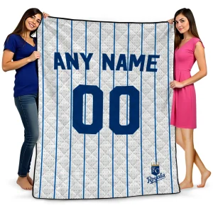 customized kansas city royals pin dot quilt blanket best selling