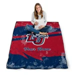 customized liberty flames brushstroke layers red quilt blanket best selling