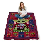 customized liberty flames yody baby pattern red quilt blanket best selling