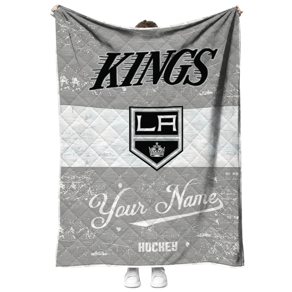 customized los angeles kings pinstripe lines black white quilt blanket fashion forward customized los angeles kings pinstripe lines black white quilt blanket fashion forward