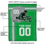 customized marshall thundering herd helmet theme green quilt blanket best selling