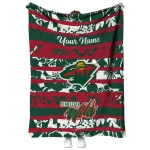 customized minnesota wild layered florals red white quilt blanket best selling