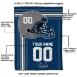 customized nevada wolf pack helmet theme blue quilt blanket best selling