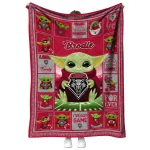 customized new mexico lobos yody baby pattern red quilt blanket best selling