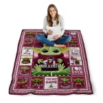 customized new mexico state aggies yody baby pattern crimson quilt blanket best selling