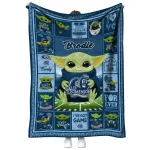 customized old dominion monarchs yody baby pattern blue quilt blanket best selling