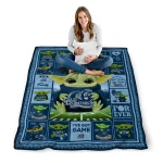 customized old dominion monarchs yody baby pattern blue quilt blanket best selling