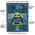 customized old dominion monarchs yody baby pattern blue quilt blanket best selling