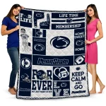 Customized Penn State Nittany Lions Helmet Passion Blue Quilt Blanket 1 customized penn state nittany lions helmet passion blue quilt blanket best selling