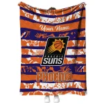 customized phoenix suns layered florals purple white quilt blanket best selling