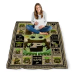 customized purdue boilermakers yody baby pattern gold quilt blanket best selling