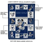 customized rice owls mickey crimson navy blue white quilt blanket best selling