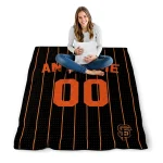 customized san francisco giants pin dot quilt blanket best selling