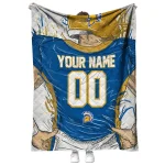 customized san jose state spartans player sketch blue gray quilt blanket best selling