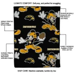 customized southern miss golden eagles mickey football black quilt blanket best selling