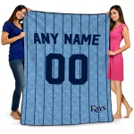 customized tampa bay rays pin dot quilt blanket best selling