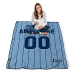 customized tampa bay rays pin dot quilt blanket best selling